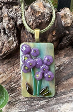 Load image into Gallery viewer, Woodland Blooms - Fused Glass Pendant