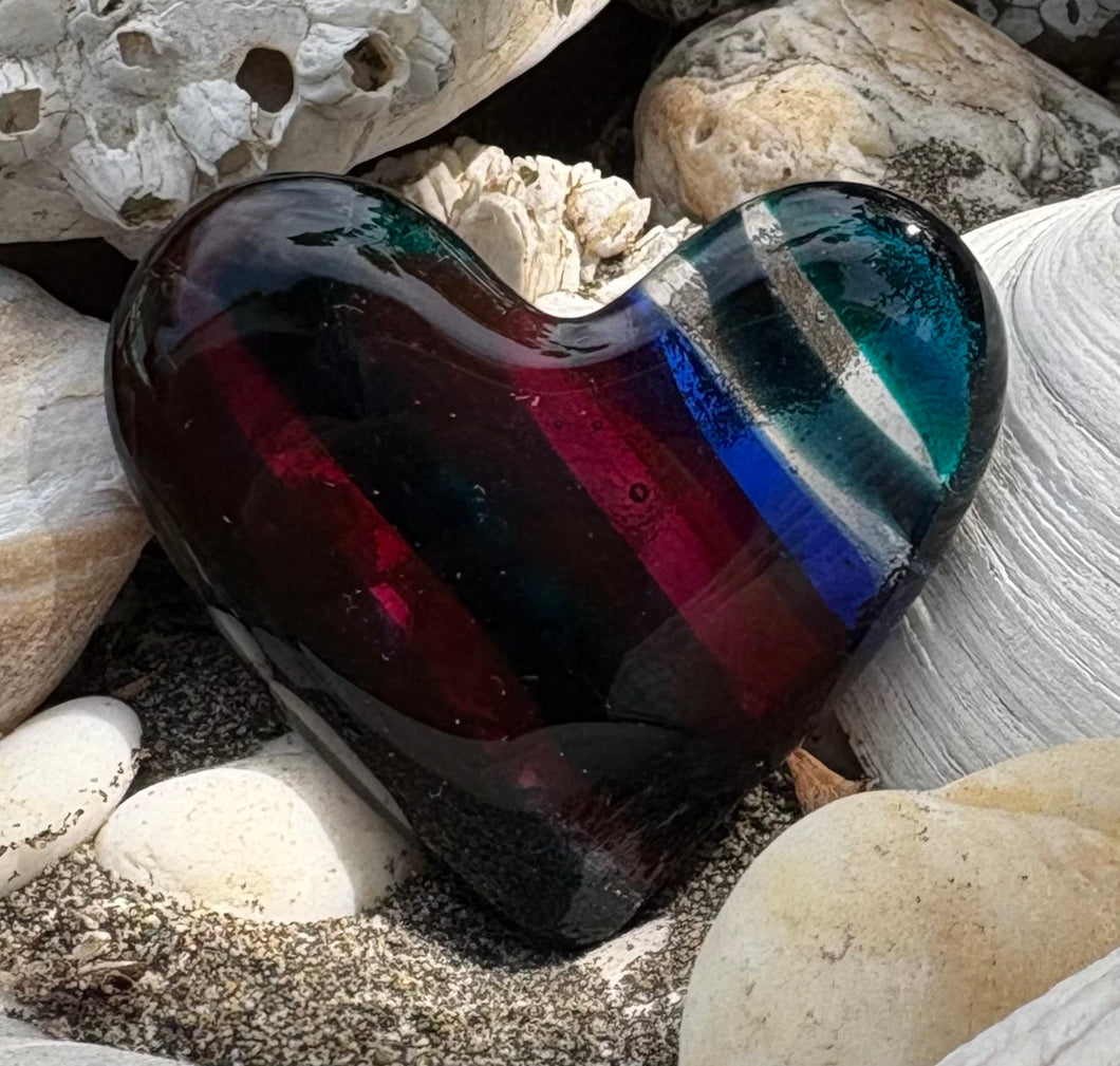 Fused Glass Heart