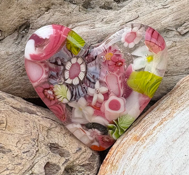 Fused Glass Heart