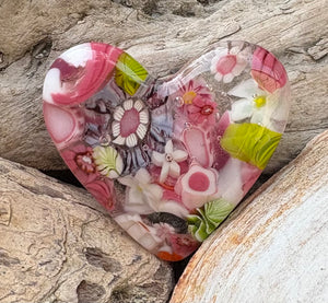 Fused Glass Heart