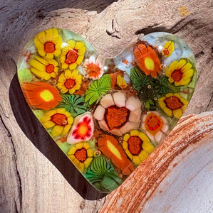 Fused Glass Heart