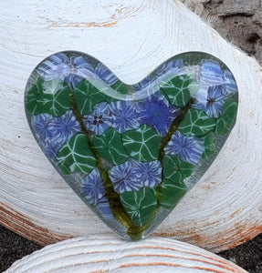 Fused Glass Heart