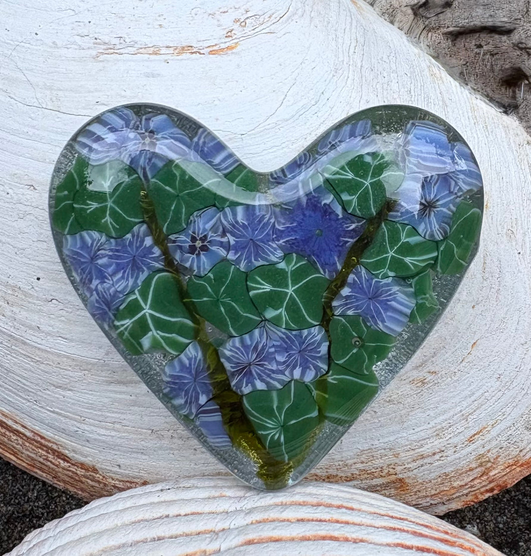 Fused Glass Heart