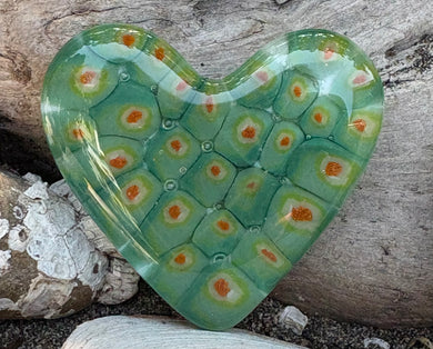 Fused Glass Heart