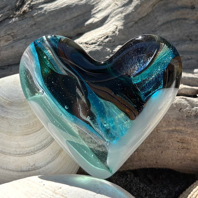 Fused Glass Heart
