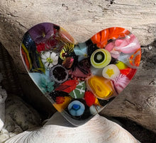 Load image into Gallery viewer, Fused Glass Heart