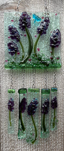 Purple Blooms Wind Chime
