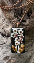Load image into Gallery viewer, Copper Blooms - Fused Glass Pendant