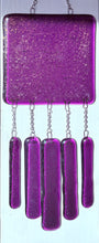 Load image into Gallery viewer, Violet Shimmer Wind Chimes