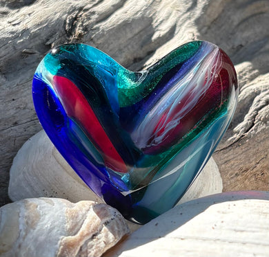 Fused Glass Heart