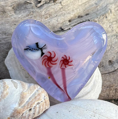 Fused Glass Heart