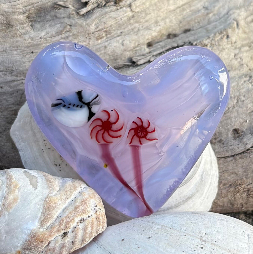 Fused Glass Heart