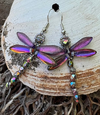 Dragonfly Beaded Earrings