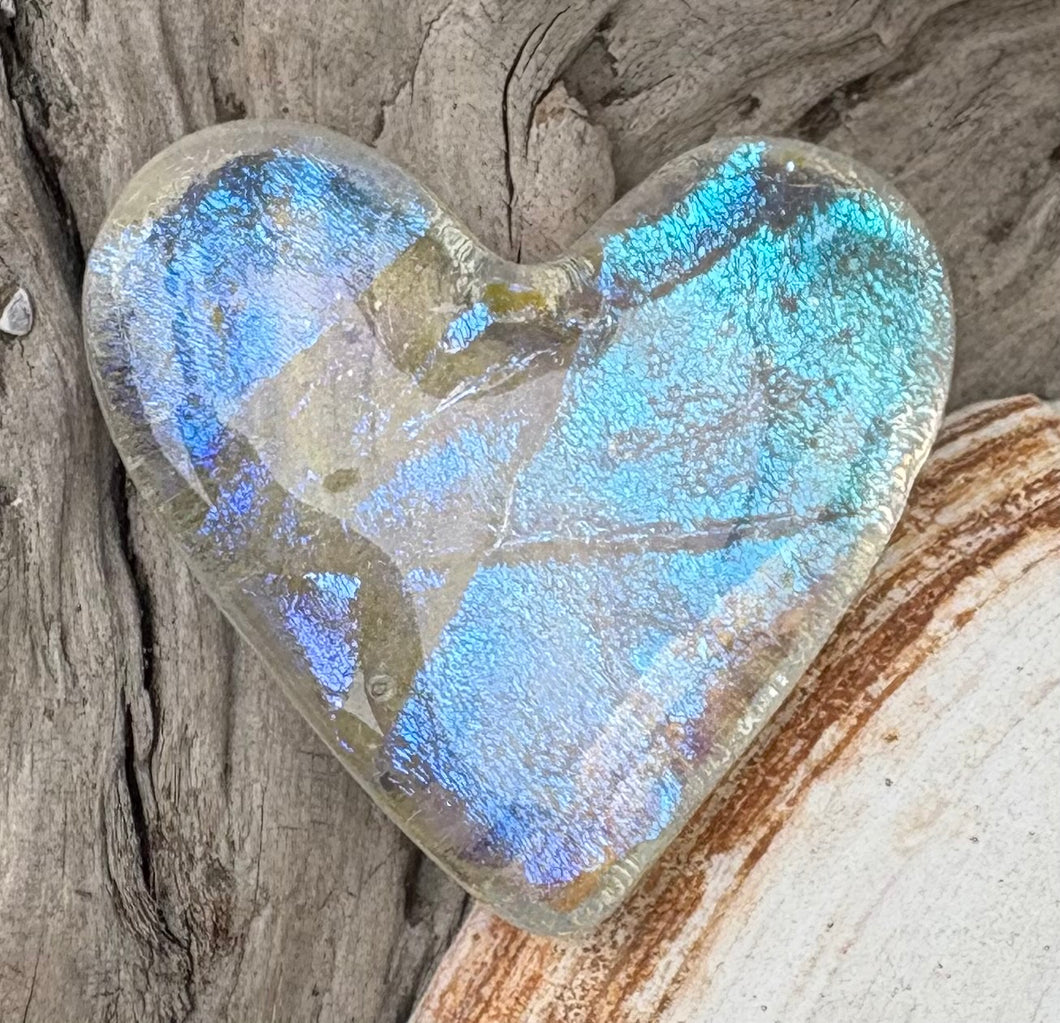 Fused Glass Heart