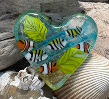 Load image into Gallery viewer, Fused Glass Heart
