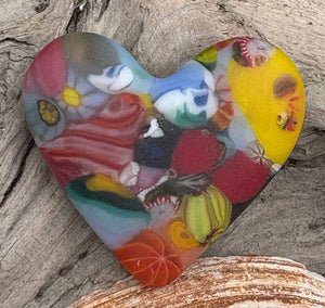 Fused Glass Heart