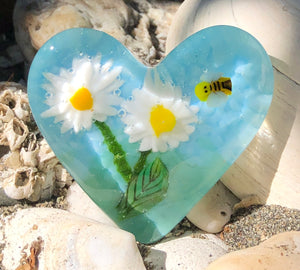 Fused Glass Heart