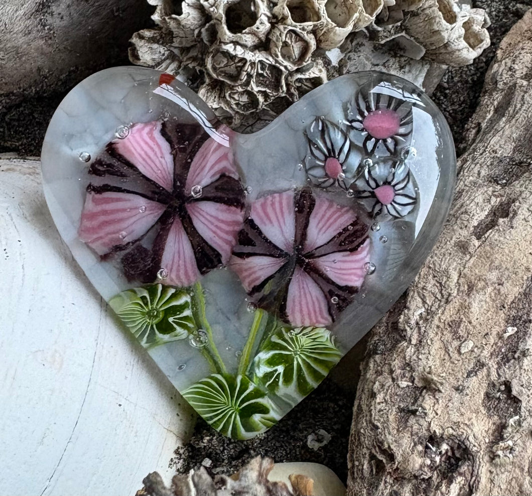 Fused Glass Heart