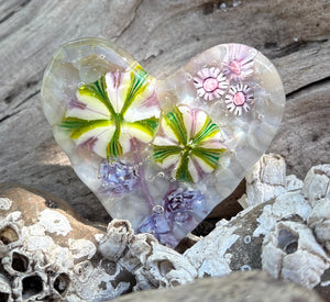 Fused Glass Heart