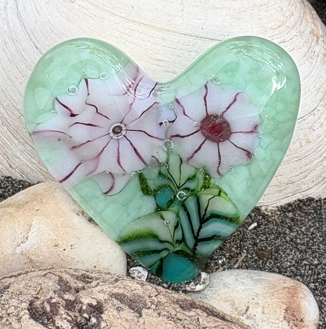 Fused Glass Heart