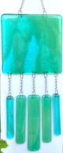 Load image into Gallery viewer, Light Aqua Streaky Wind Chimes