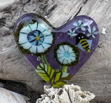 Load image into Gallery viewer, Fused Glass Heart