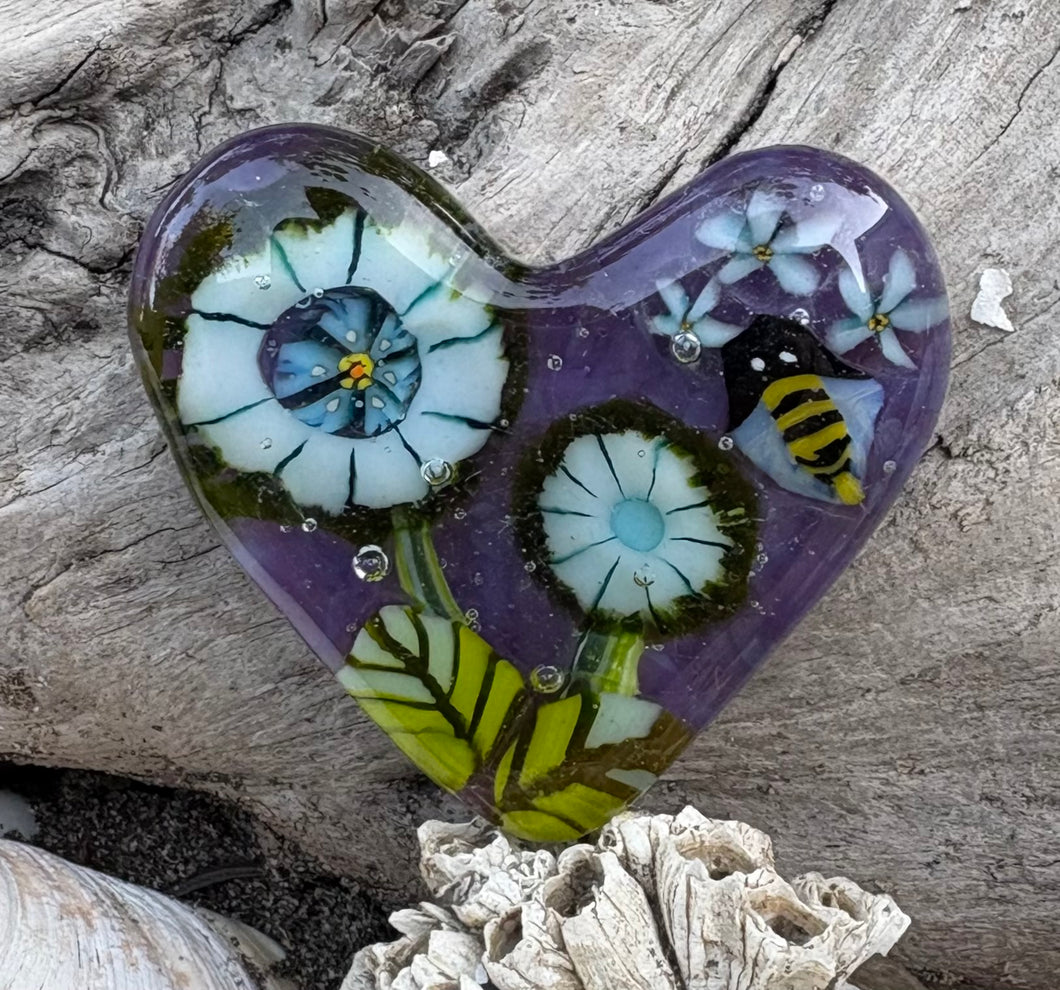 Fused Glass Heart