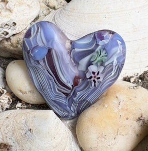 Fused Glass Heart
