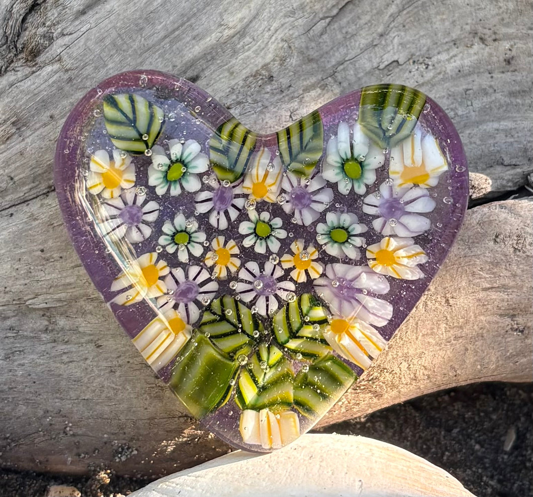 Fused Glass Heart