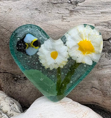 Fused Glass Heart