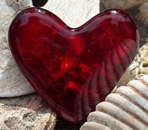Fused Glass Heart