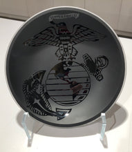 Load image into Gallery viewer, Fused Glass - Marine Corps Dish