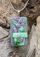 Load image into Gallery viewer, Still Life Blooms II - Fused Glass Pendant