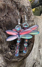 Load image into Gallery viewer, Dragonfly Beaded Earrings