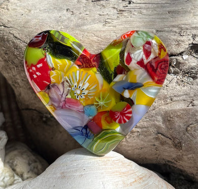Fused Glass Heart
