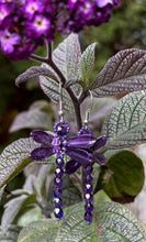 Load image into Gallery viewer, Dragonfly Beaded Earrings