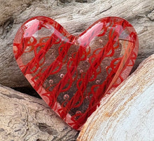 Load image into Gallery viewer, Fused Glass Heart
