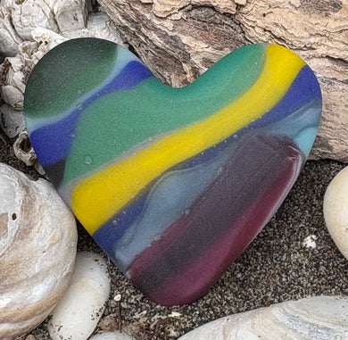 Fused Glass Heart
