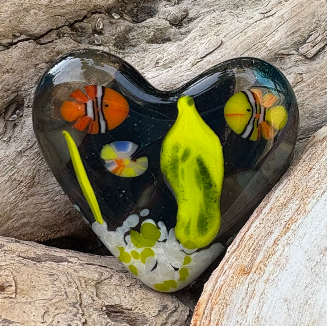 Fused Glass Heart