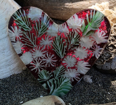 Fused Glass Heart