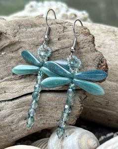 Dragonfly Beaded Earrings