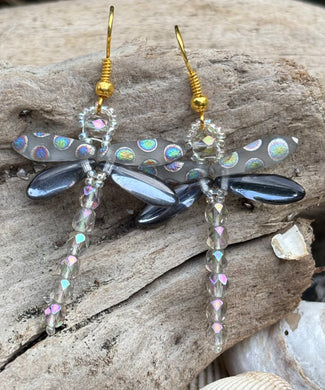 Dragonfly Beaded Earrings