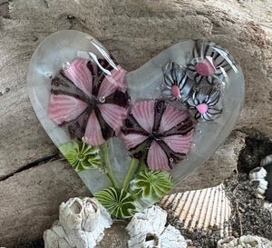 Fused Glass Heart