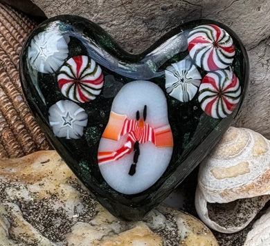 Fused Glass Heart
