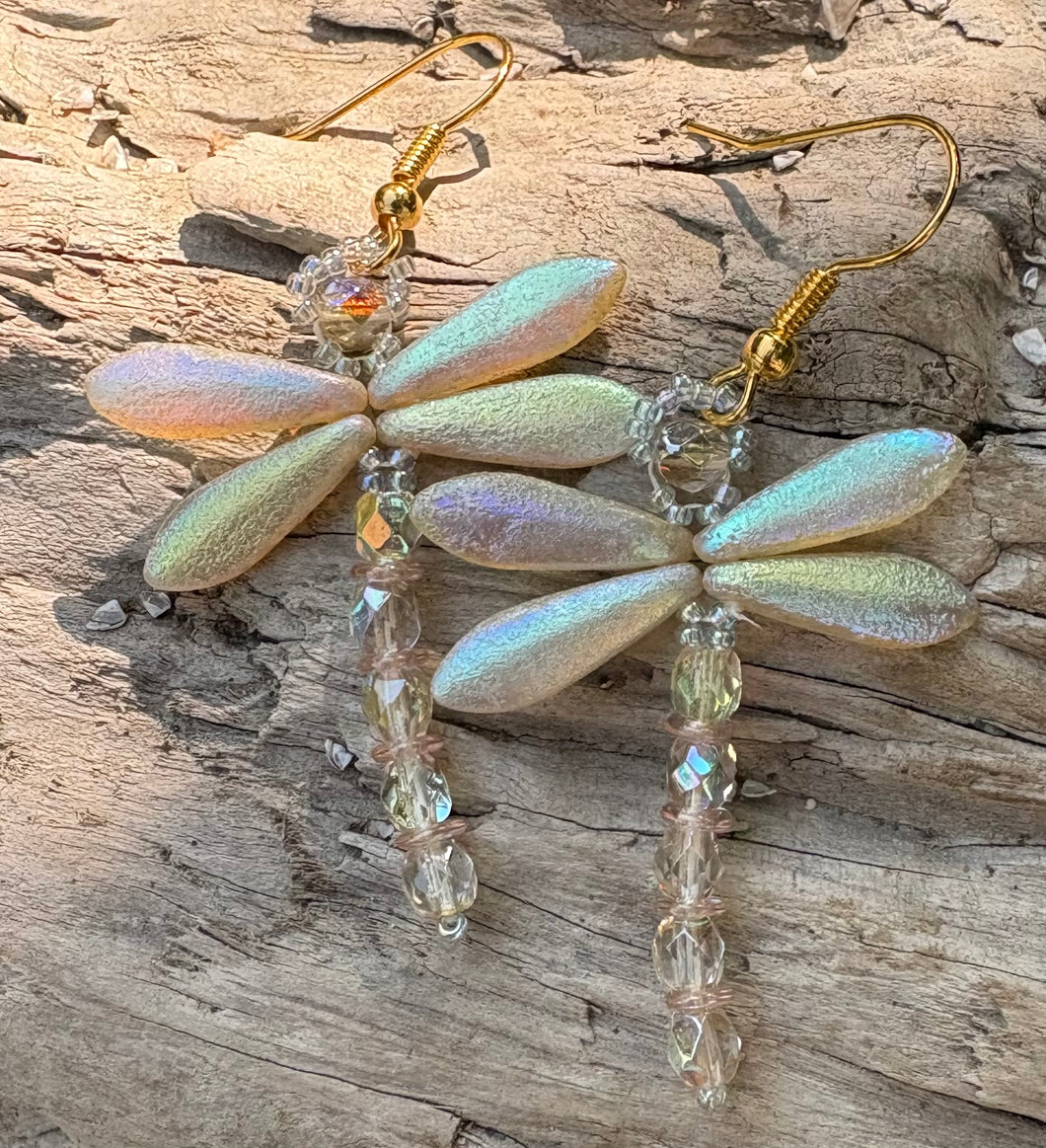 Dragonfly Beaded Earrings