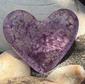 Fused Glass Heart
