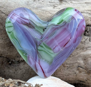Fused Glass Heart