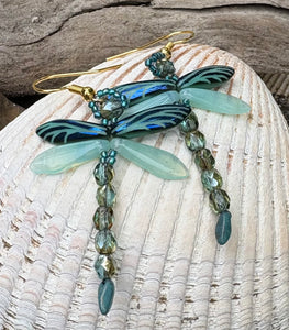 Dragonfly Beaded Earrings