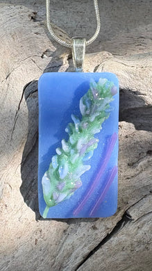 Lavender on Lavender Pendant Necklace