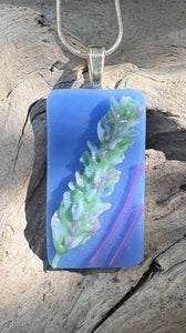 Lavender on Lavender Pendant Necklace
